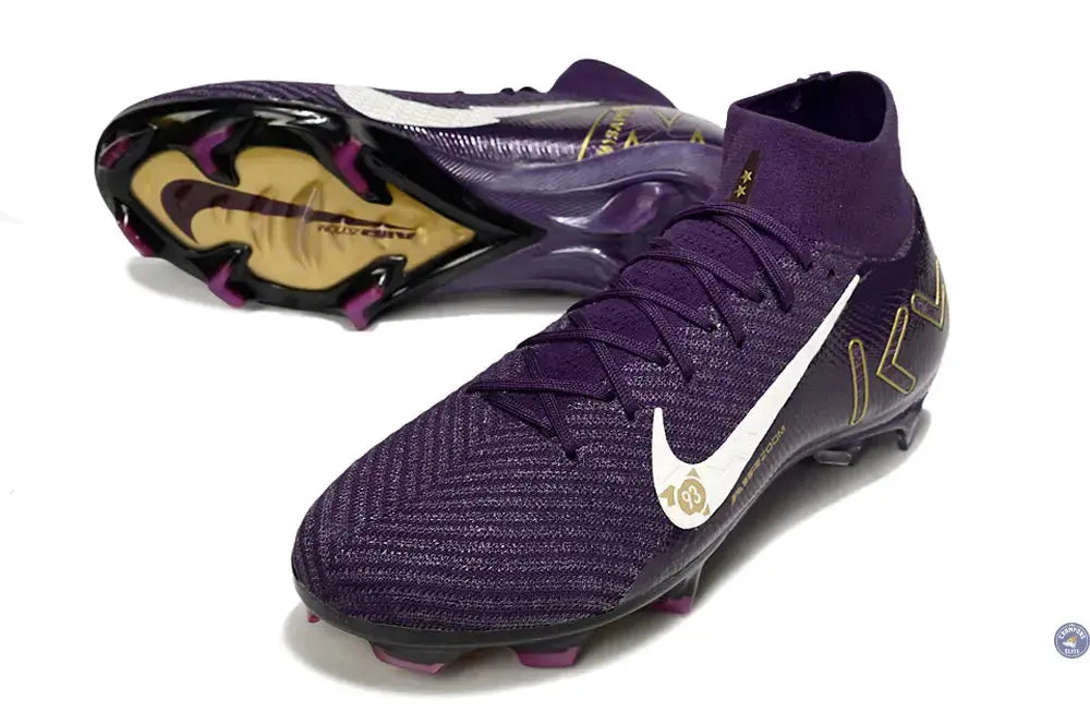 MERCURIAL SUPERFLY 10 ELITE FG MBAPPÉ PERSONAL EDITION - VIOLET/BLANC
