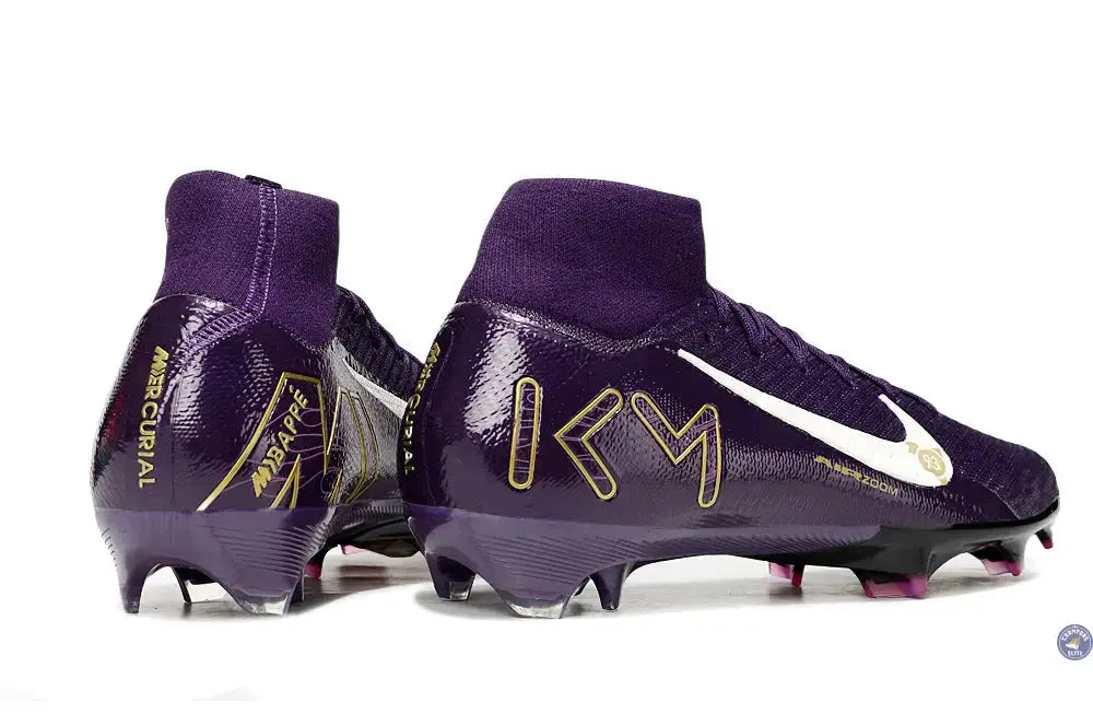 MERCURIAL SUPERFLY 10 ELITE FG MBAPPÉ PERSONAL EDITION - VIOLET/BLANC