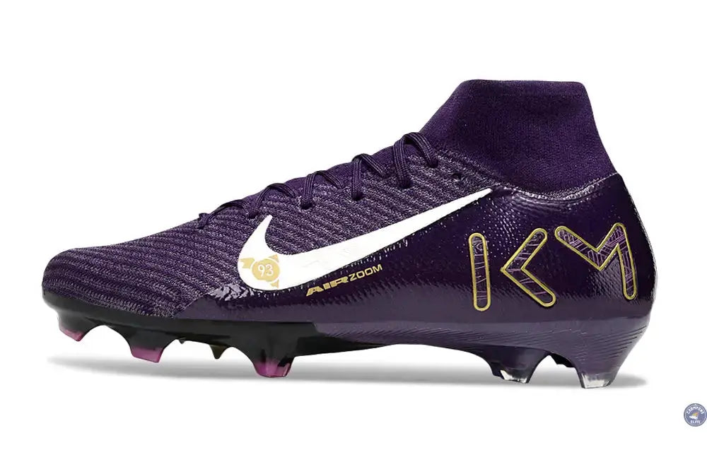 MERCURIAL SUPERFLY 10 ELITE FG MBAPPÉ PERSONAL EDITION - VIOLET/BLANC