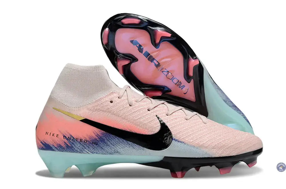 MERCURIAL SUPERFLY 10 ELITE FG UNITED - SILT RED/BLEU