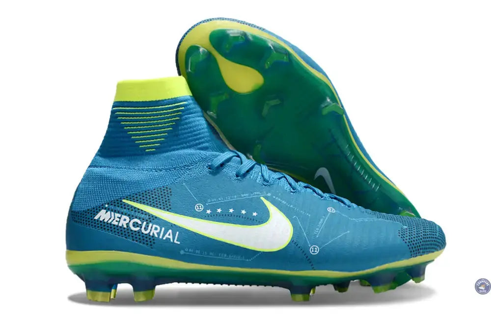 Mercurial Superfly 5 FG Neymar Bleu/Jaune