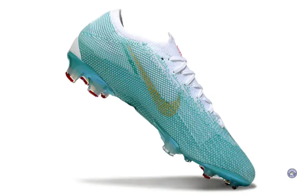 Mercurial Vapor 12 FG Chapter 6 Edição Especial - Vert Turquoise/Blanc/Doré ÉDITION LIMITÉE