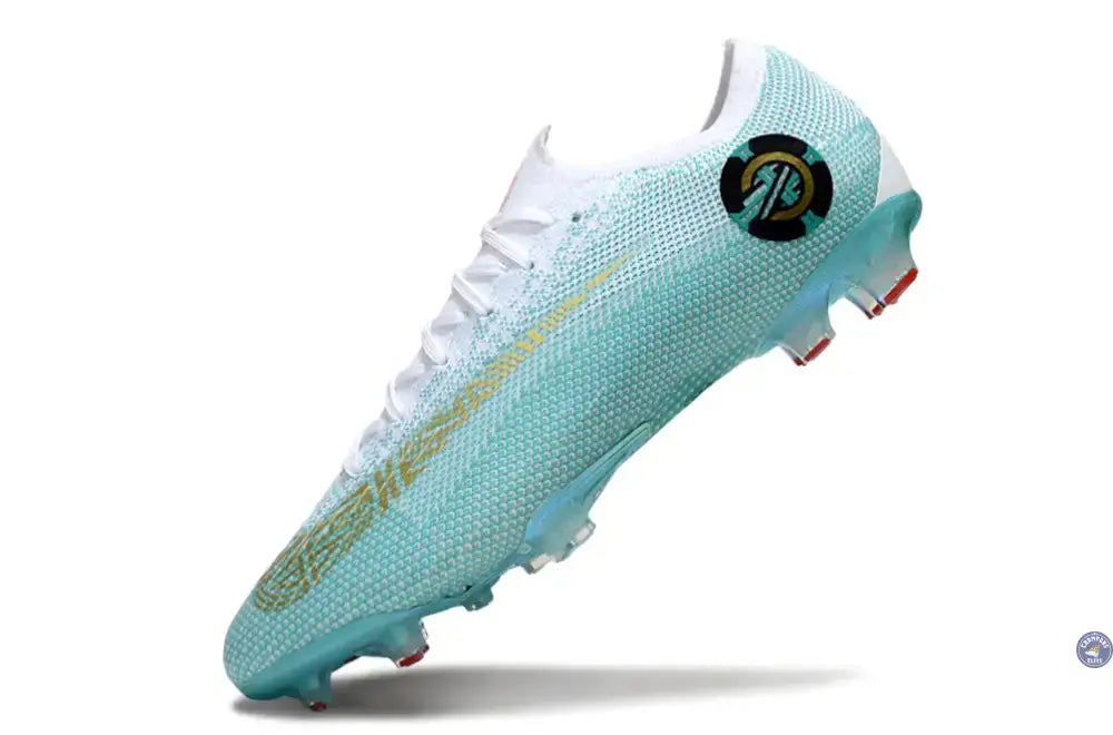 Mercurial Vapor 12 FG Chapter 6 Edição Especial - Vert Turquoise/Blanc/Doré ÉDITION LIMITÉE