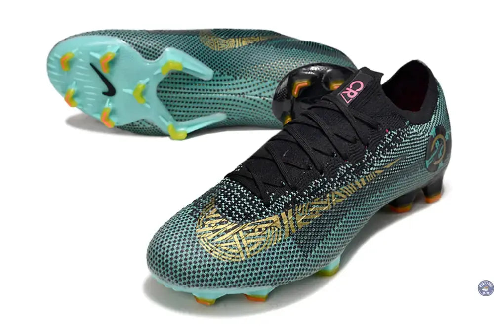 Mercurial Vapor 12 FG CR7 Chapter 6:Born Leader - Vert Turquoise/Jaune vif/Noir