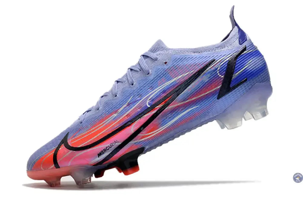 MERCURIAL VAPOR 14 ELITE FG KM FLAMES - VIOLET/ARGENTÉ