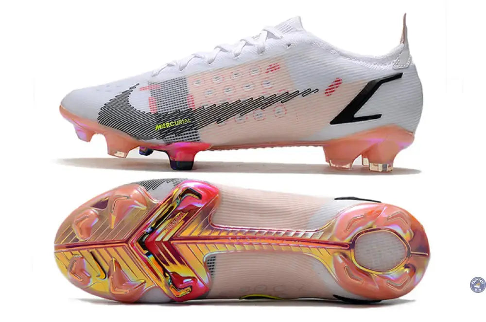 MERCURIAL VAPOR 14 ELITE FG RAWDACIOUS - BLANC/ROUGE/ROSE