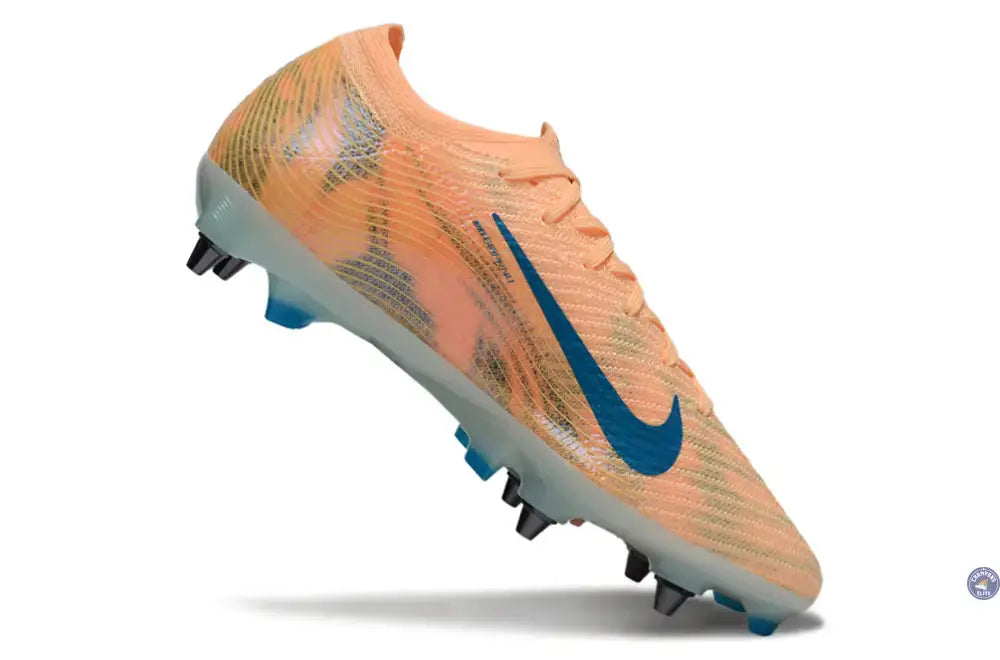 MERCURIAL VAPOR 16 ELITE SG Kylian Mbappe - Orange/Bleu turquoise SG