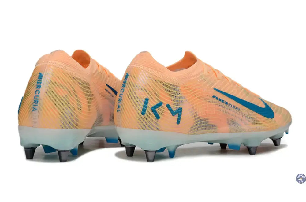 MERCURIAL VAPOR 16 ELITE SG Kylian Mbappe - Orange/Bleu turquoise SG