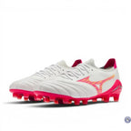 Mizuno Morelia Neo 4 Beta FG - Blanc/Rose Tetra/Violet Fuchsia