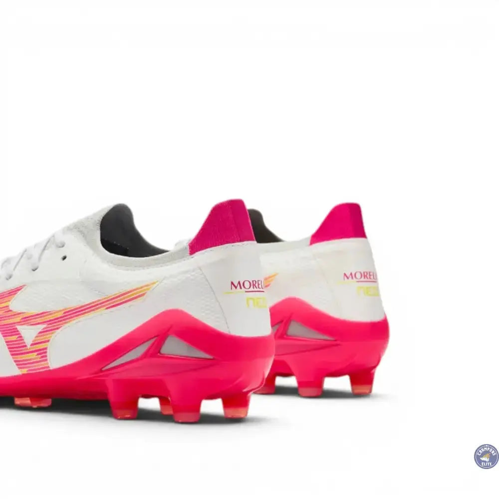 Mizuno Morelia Neo 4 Beta FG - Blanc/Rose Tetra/Violet Fuchsia
