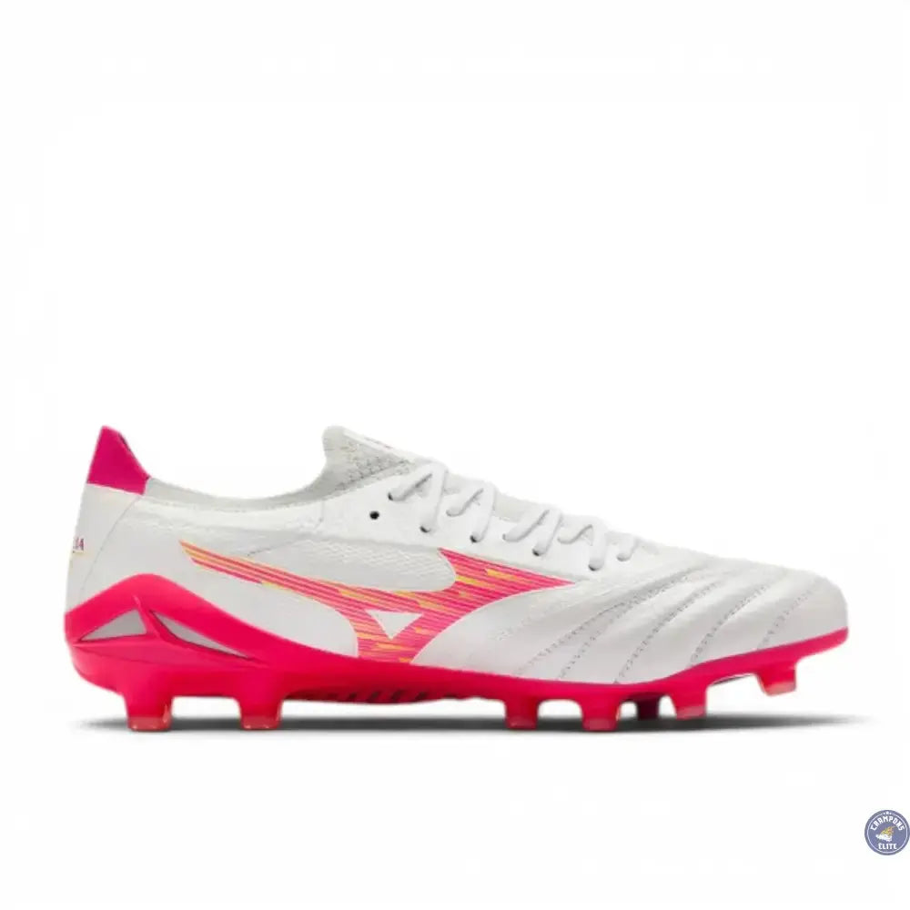Mizuno Morelia Neo 4 Beta FG - Blanc/Rose Tetra/Violet Fuchsia