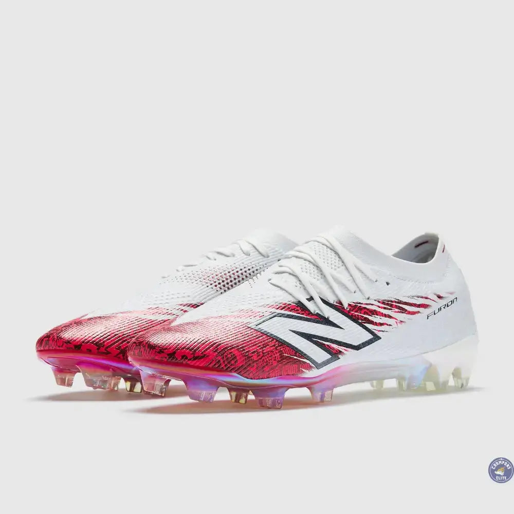 New Balance Furon V8 Elite FG x Saka - Blanc/Rouge