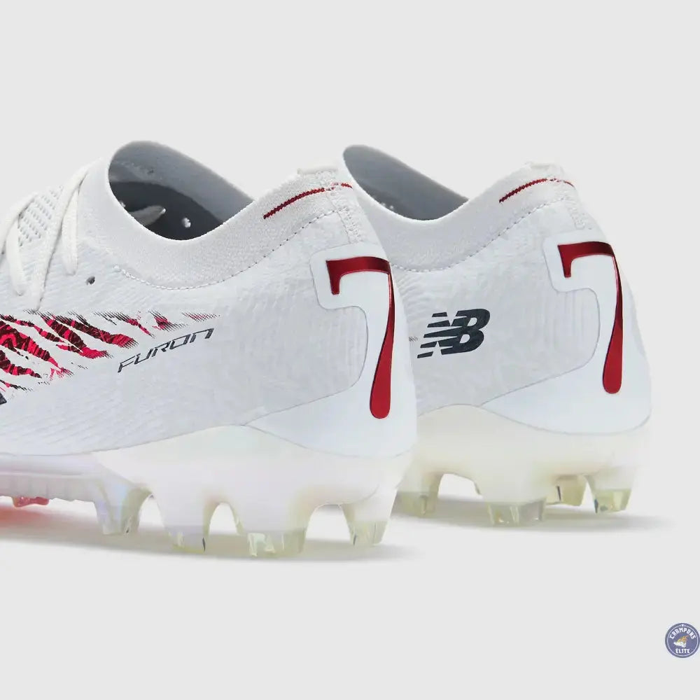 New Balance Furon V8 Elite FG x Saka - Blanc/Rouge