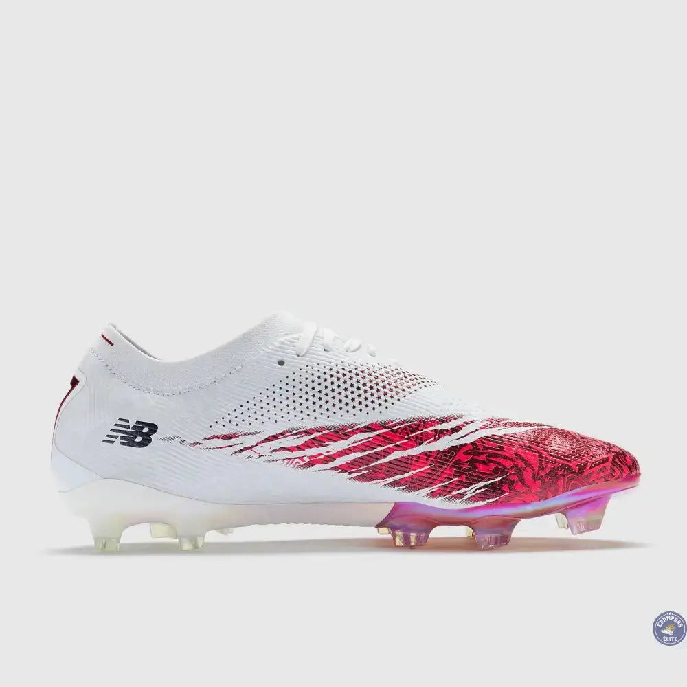 New Balance Furon V8 Elite FG x Saka - Blanc/Rouge