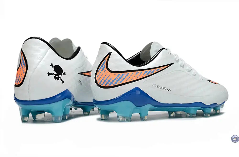 New Hypervenom 1 Phantom FG Blanc/Bleu/Orange