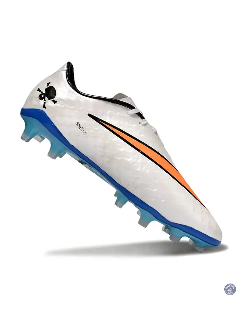 New Hypervenom Phantom 1 FG - Blanc/Bleu/Orange