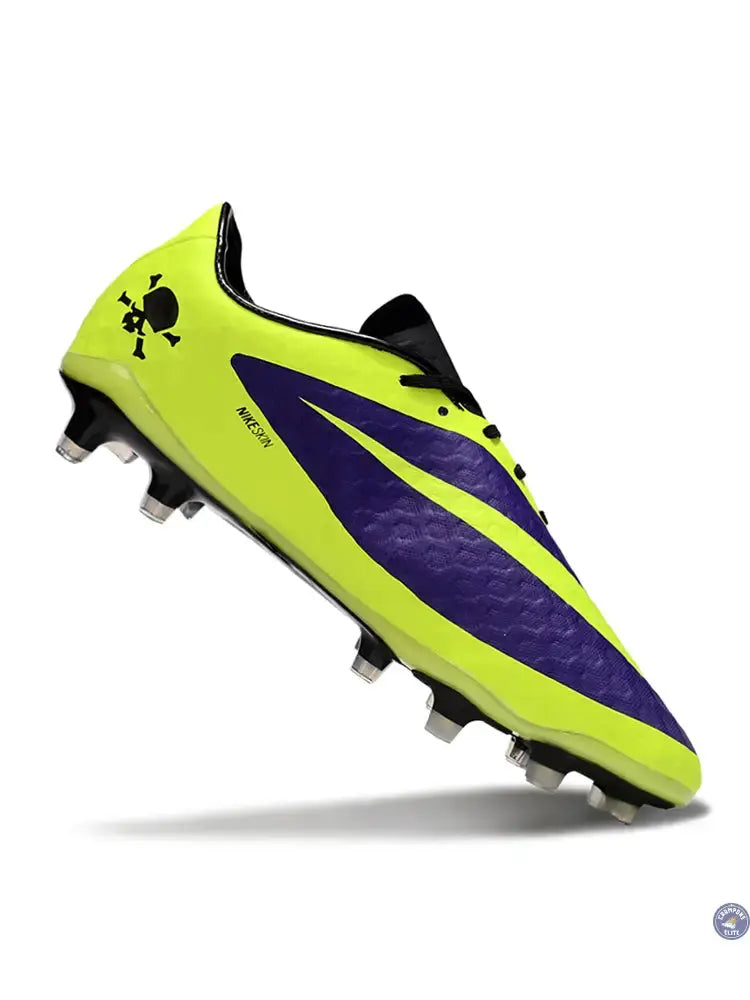 New Hypervenom Phantom 1 FG - Neon/Lilla/Sort