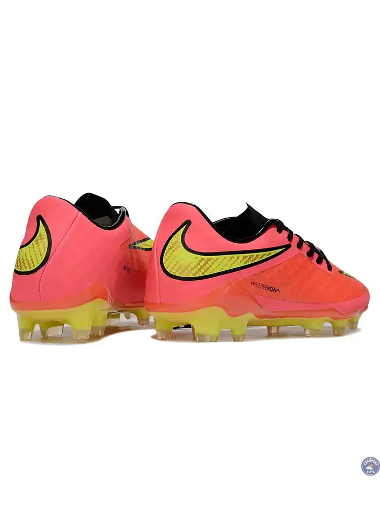 New Hypervenom Phantom 1 FG - Rød/Neon/Sort