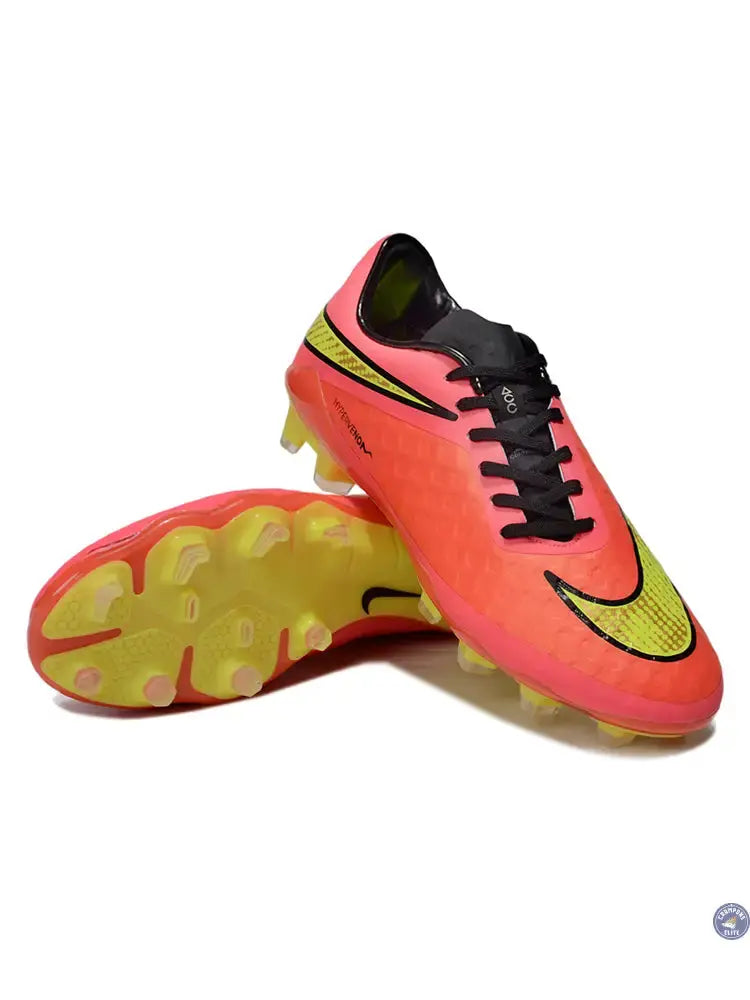 New Hypervenom Phantom 1 FG - Rød/Neon/Sort