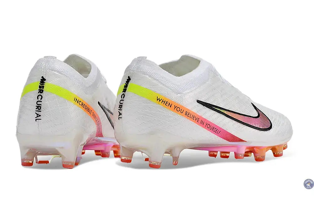 Nike Air Zoom Mercurial Vapor 15 x Rashford AG - Blanc/Jaune/Rose/Orange