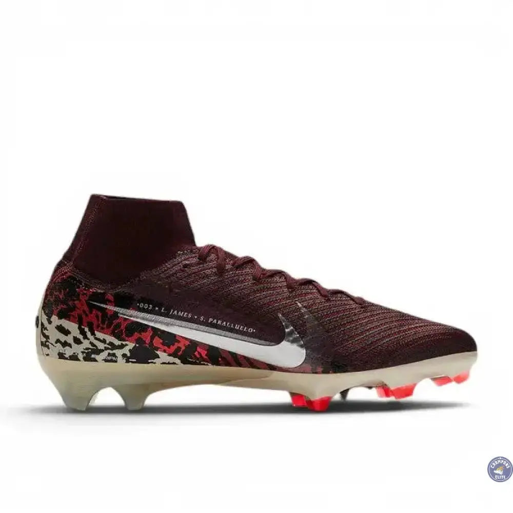 Nike Mercurial Superfly 10 Elite FG United - Bordeaux/Argenté/Universal Red/Gris