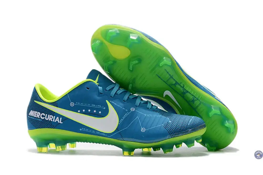 Nike Mercurial Vapor 11 Elite FG Neymar - Bleu/Vert