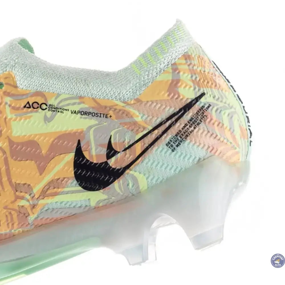 Nike Mercurial Vapor 15 Elite FG Bonded - Vert/Bleu/Orange