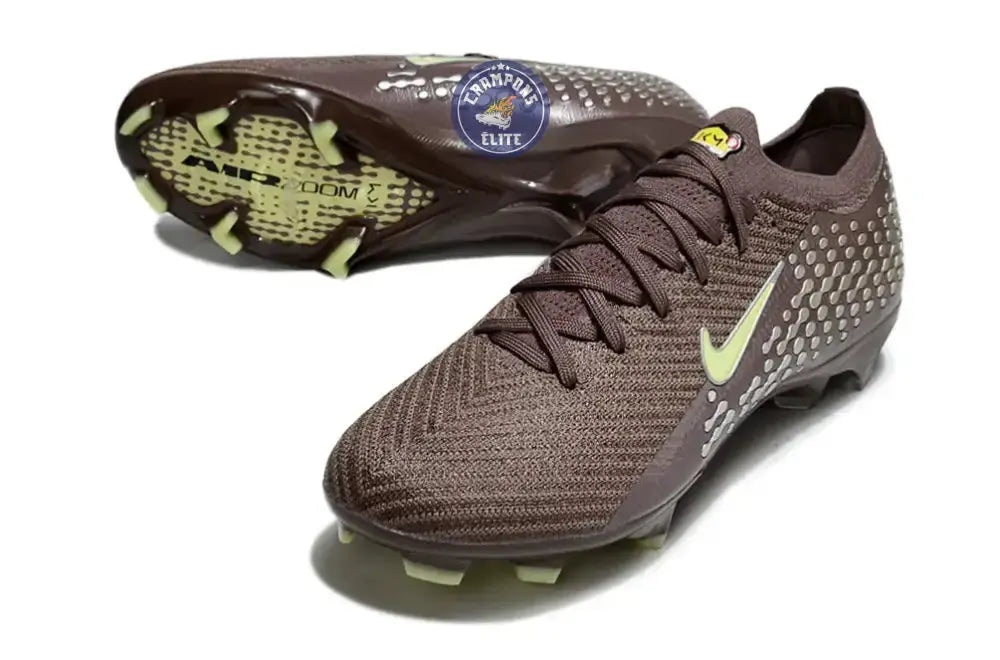 Nike Mercurial Vapor 16 Elite FG Mbappe Personal Edition - Marron/Vert/Argenté