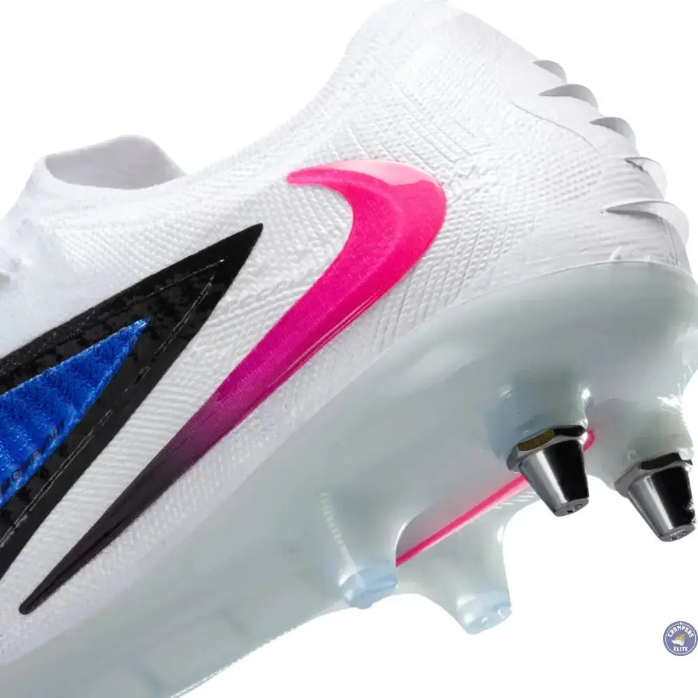 Nike Phantom 6 Elite Low Cut SG Attack Pack - Bleu/Blanc/Noir/Rose