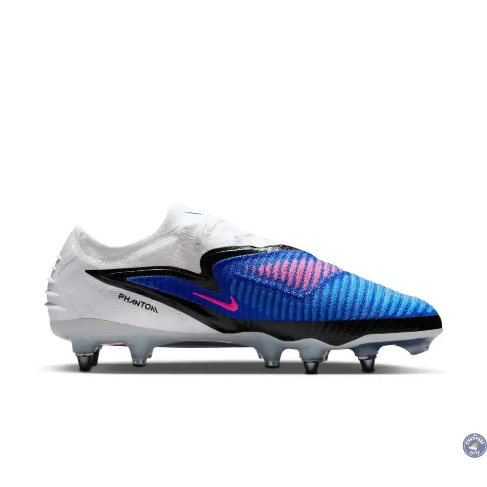 Nike Phantom 6 Elite Low Cut SG Attack Pack - Bleu/Blanc/Noir/Rose