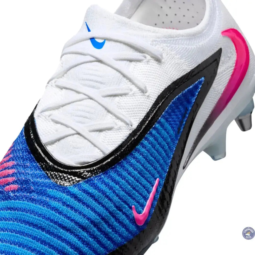 Nike Phantom 6 Elite Low Cut SG Attack Pack - Bleu/Blanc/Noir/Rose