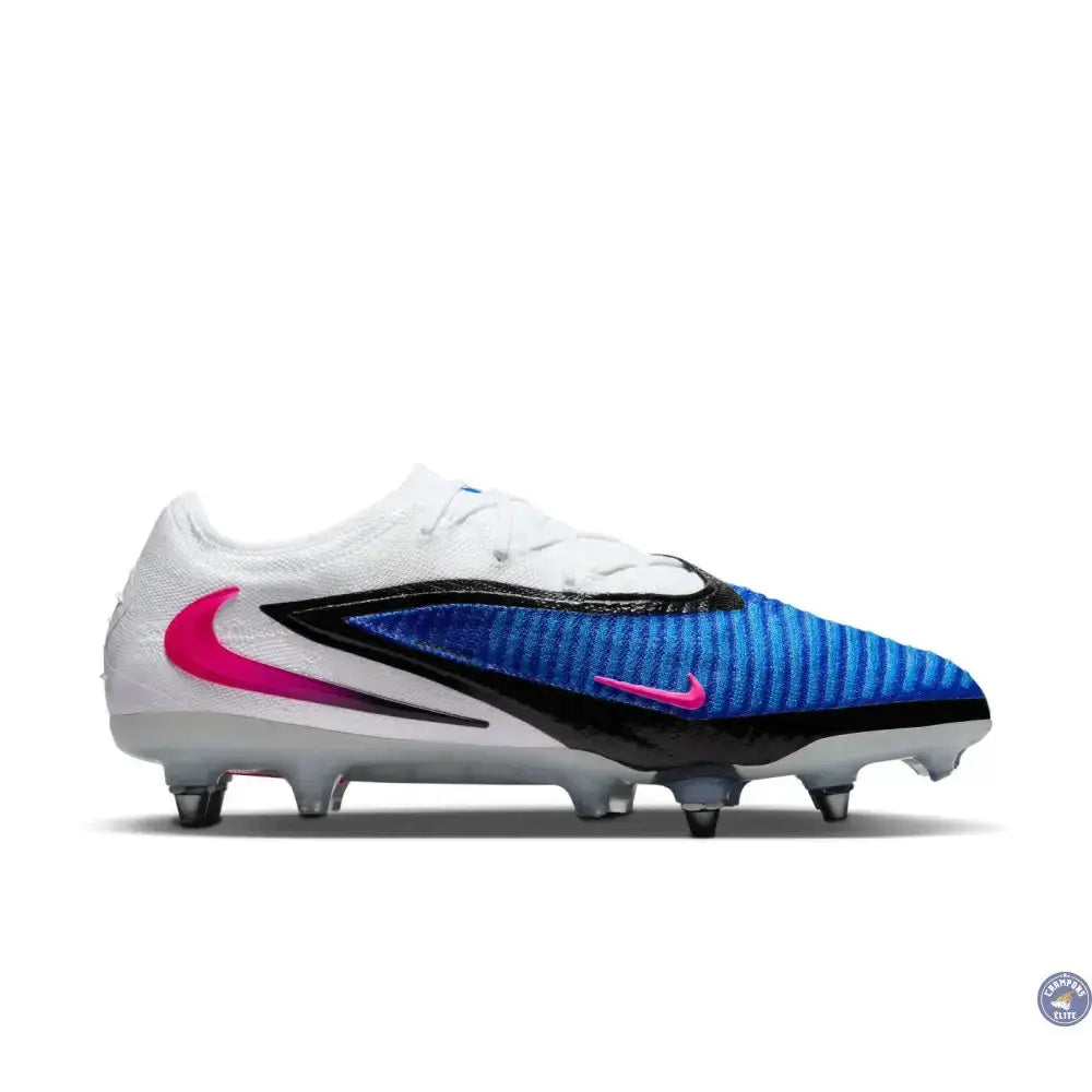 Nike Phantom 6 Elite Low Cut SG Attack Pack - Bleu/Blanc/Noir/Rose