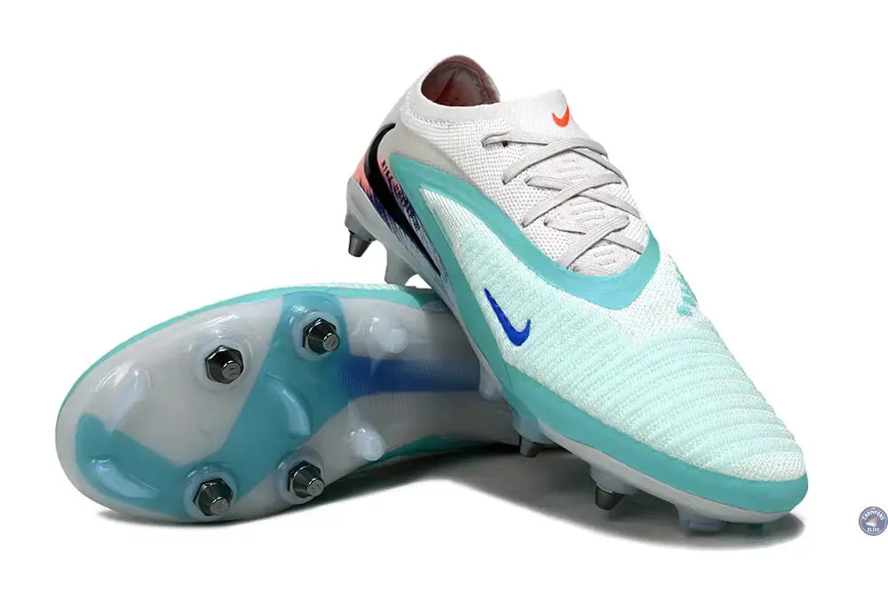 Nike Phantom 6 Elite SG Low Cut United Pack 002 - Blanc/Turquoise/Violet