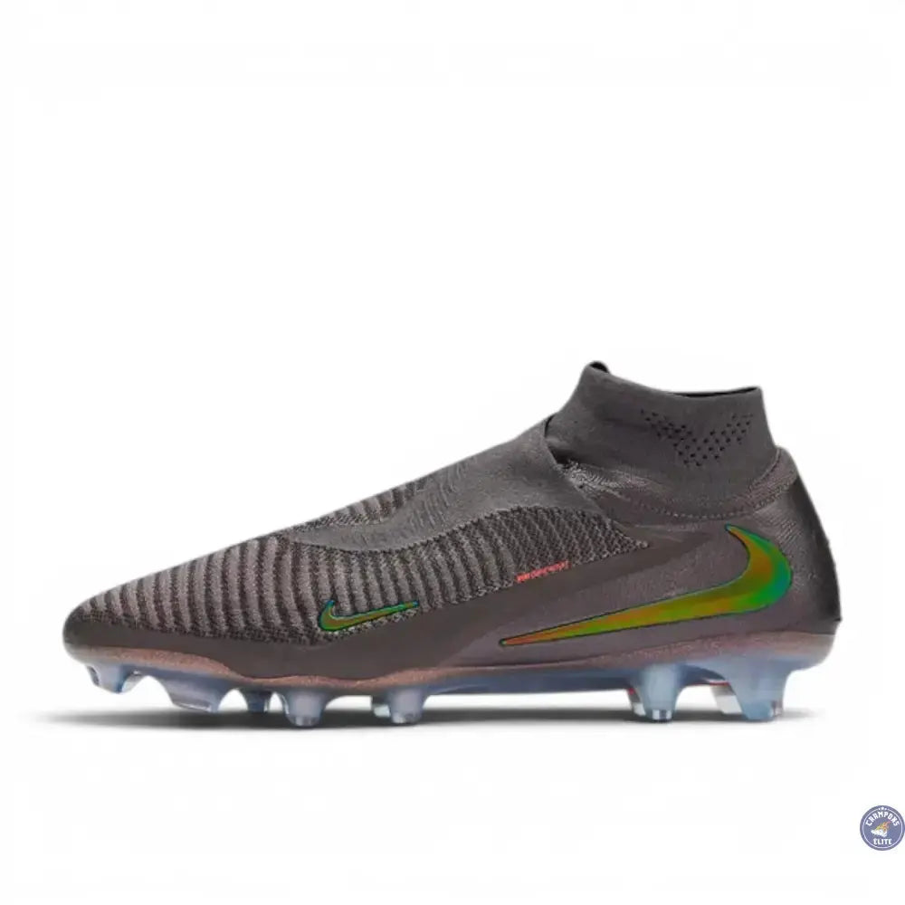 Nike Phantom 6 High Elite FG Heat-Up - Cendre Moy/Or Ambré/Noir