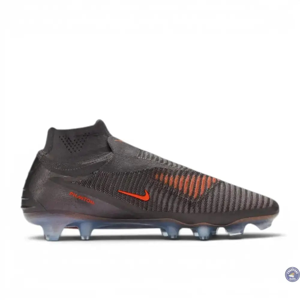 Nike Phantom 6 High Elite FG Heat-Up - Cendre Moy/Or Ambré/Noir