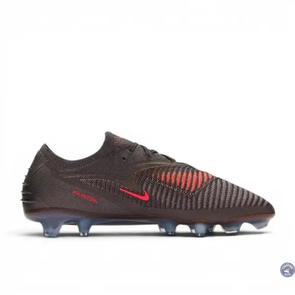 Nike Phantom 6 Low Elite FG Heat-Up Cendre Moy/Or Ambré/Noir