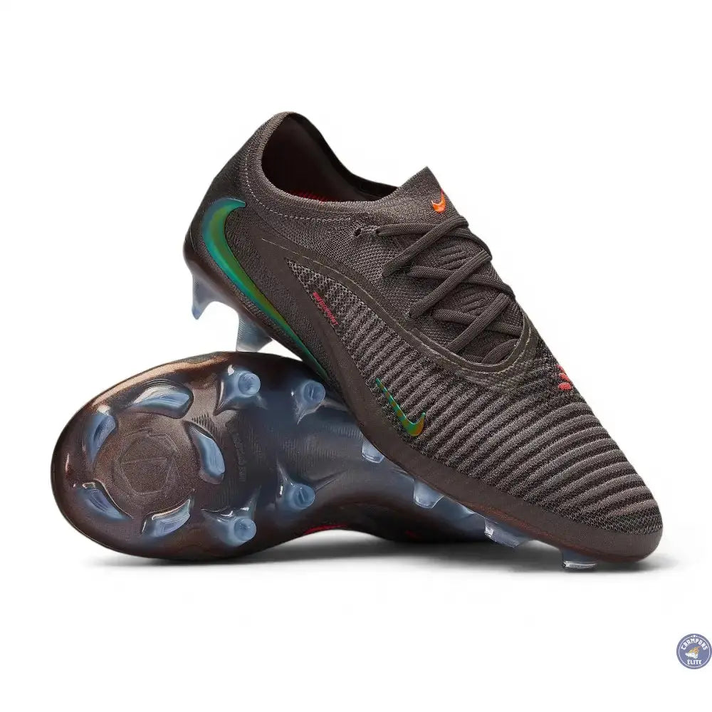 Nike Phantom 6 Low Elite FG Heat-Up Cendre Moy/Or Ambré/Noir