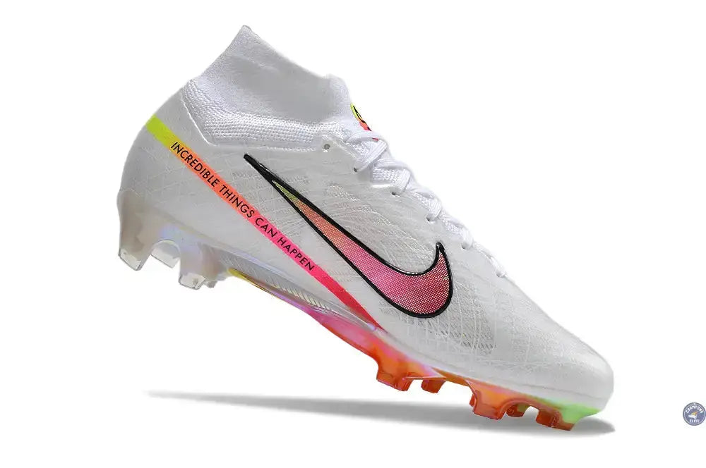 Nike Superfly 9 Elite FG x Marcus Rashford Blanc/Rose