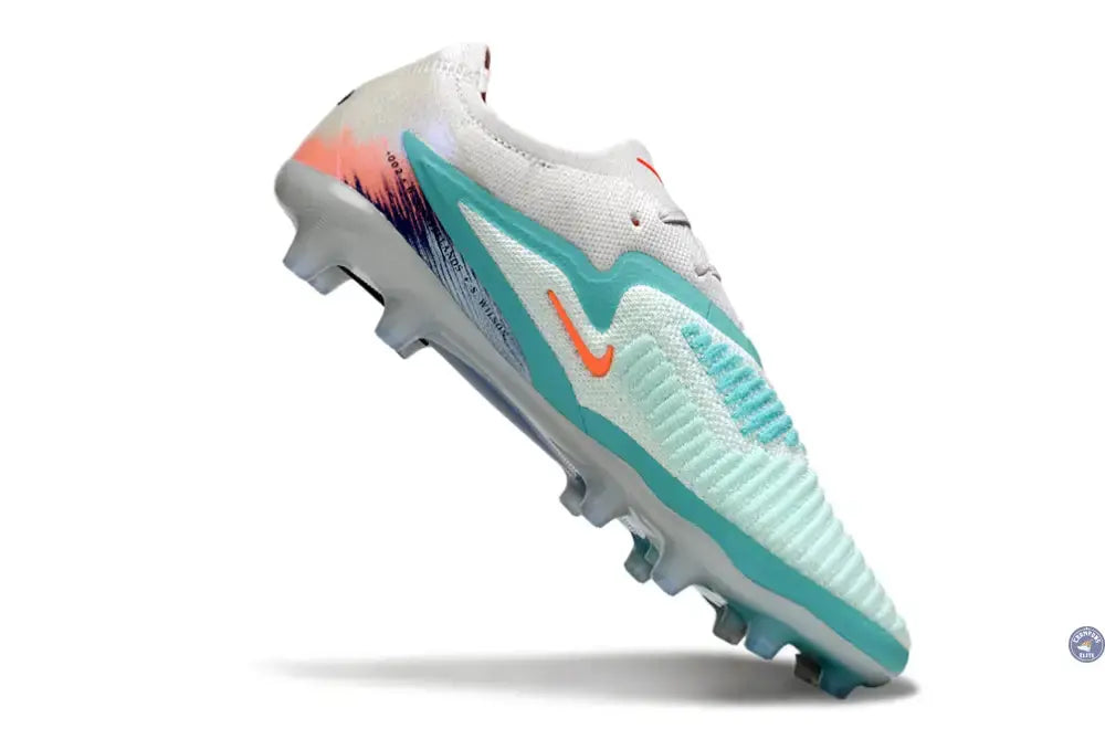 PHANTOM 6 ELITE AG LOW CUT UNITED PACK 002 AG -BLANC/TURQUOISE/VIOLET