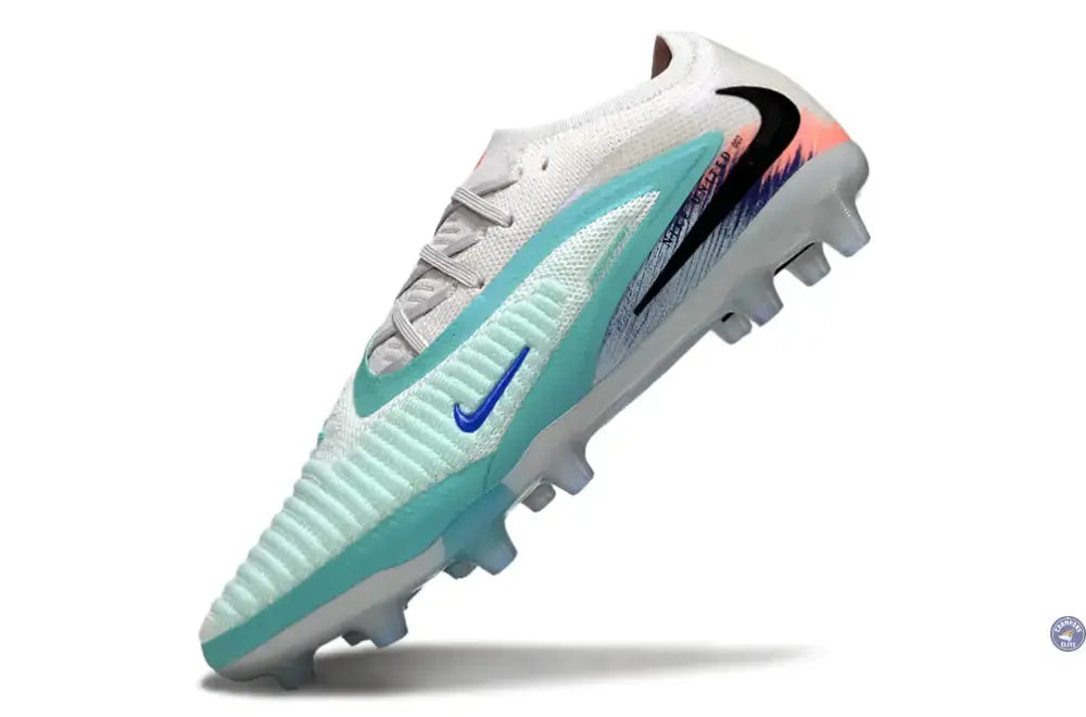 PHANTOM 6 ELITE AG LOW CUT UNITED PACK 002 AG -BLANC/TURQUOISE/VIOLET