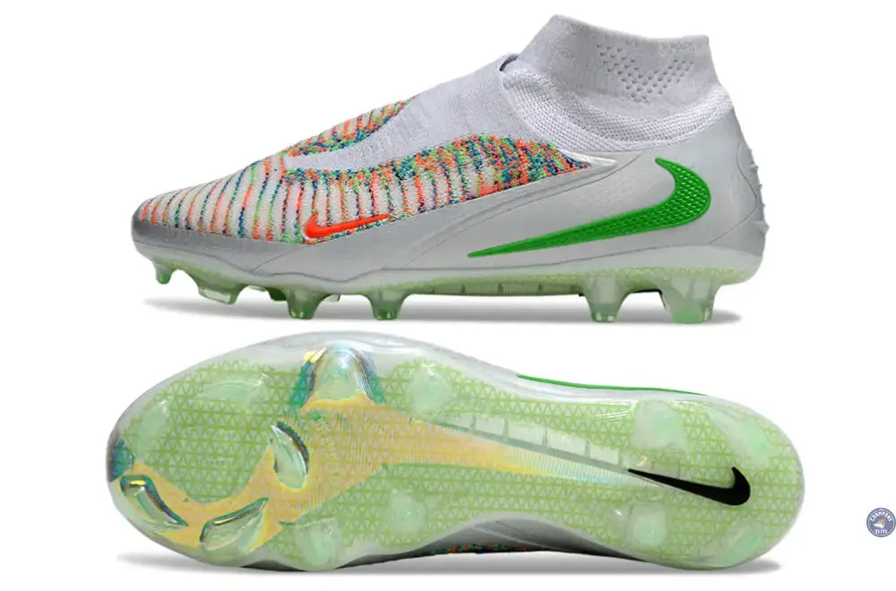 PHANTOM 6 ELITE HIGH CUT FG x EA SPORTS - Gris/Vert/Multicouleur
