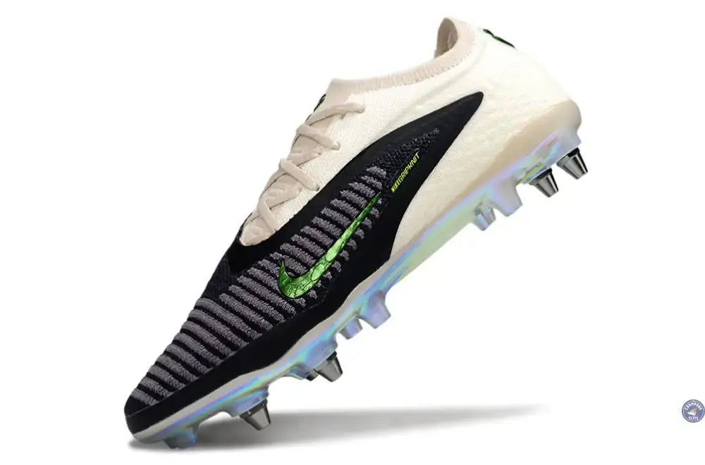 Phantom 6 Elite Low Cut SG Black Mamba - Blanc/Noir/Vert ÉDITION LIMITÉE