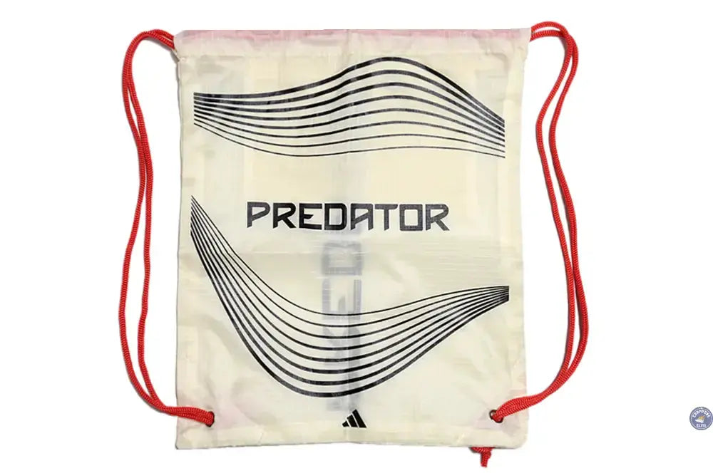 Predator 25 Elite Fold-over Tongue FG Champagne - Blanc/Noir/Pure Ruby