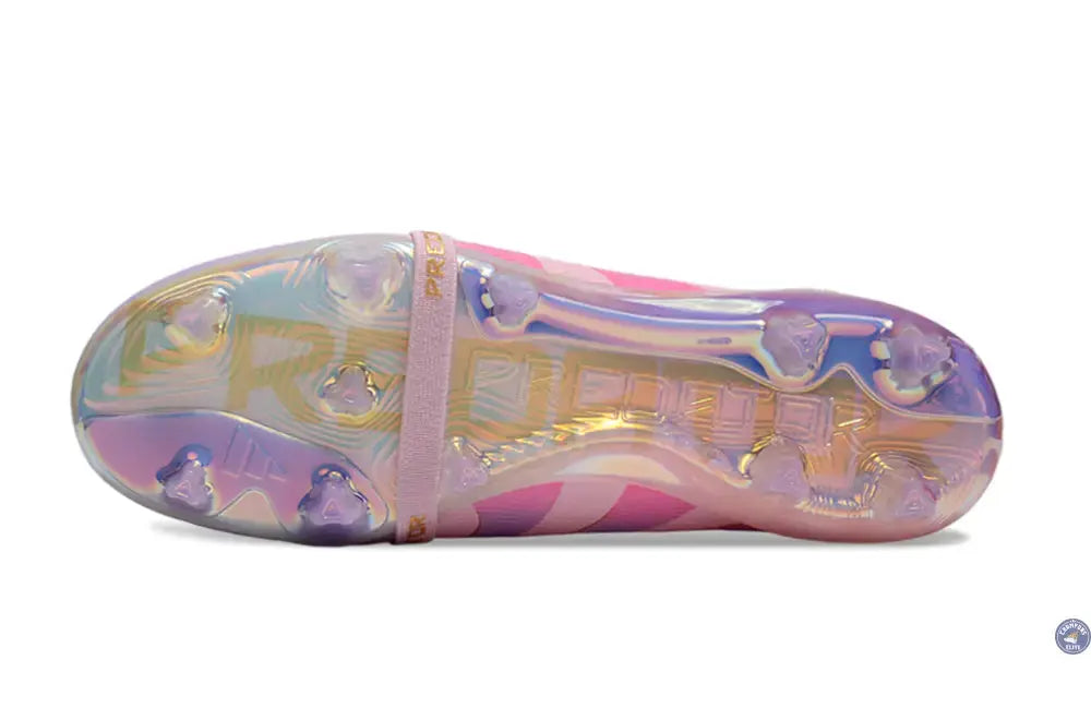 Predator 25 Elite Tongue FG - Rose/Blanc/OR