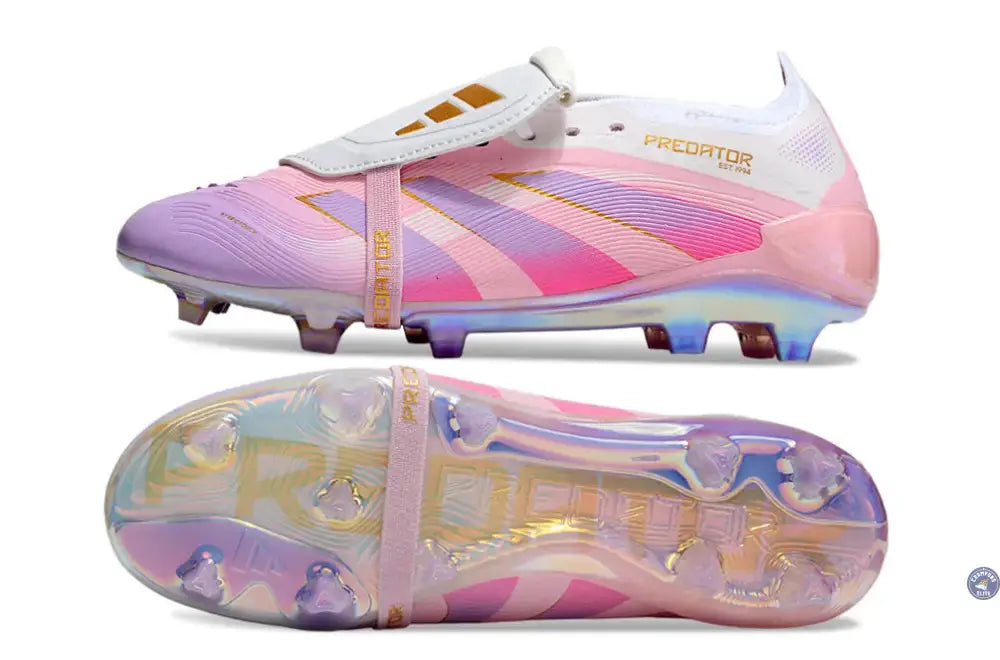 Predator 25 Elite Tongue FG - Rose/Blanc/OR