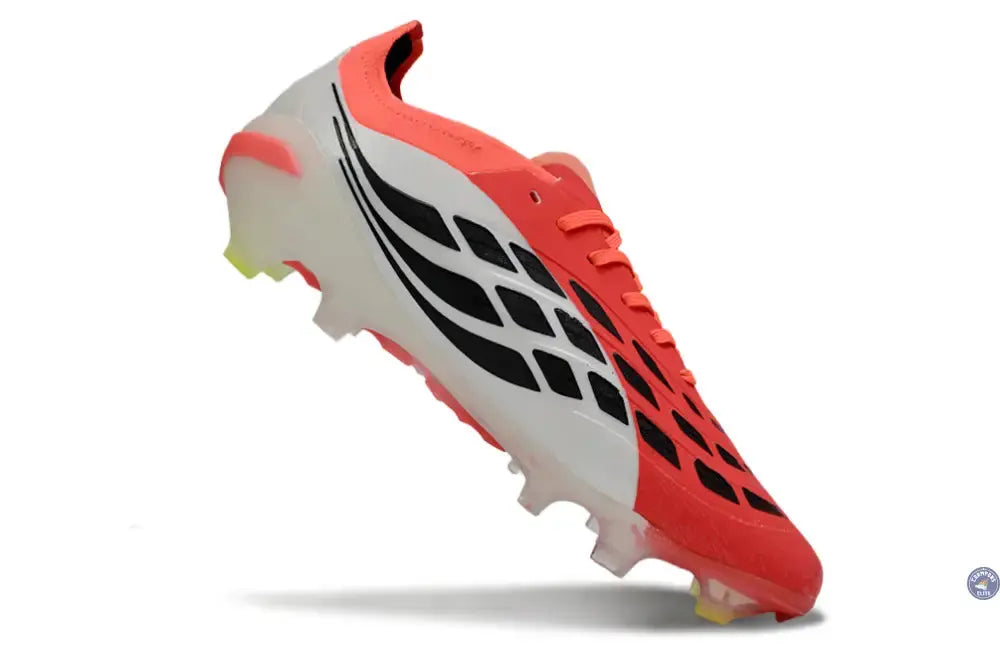 PREDATOR 26 ELITE LACETS FG BORN FOR GOALS - LUCID RED/NOIR/BLANC