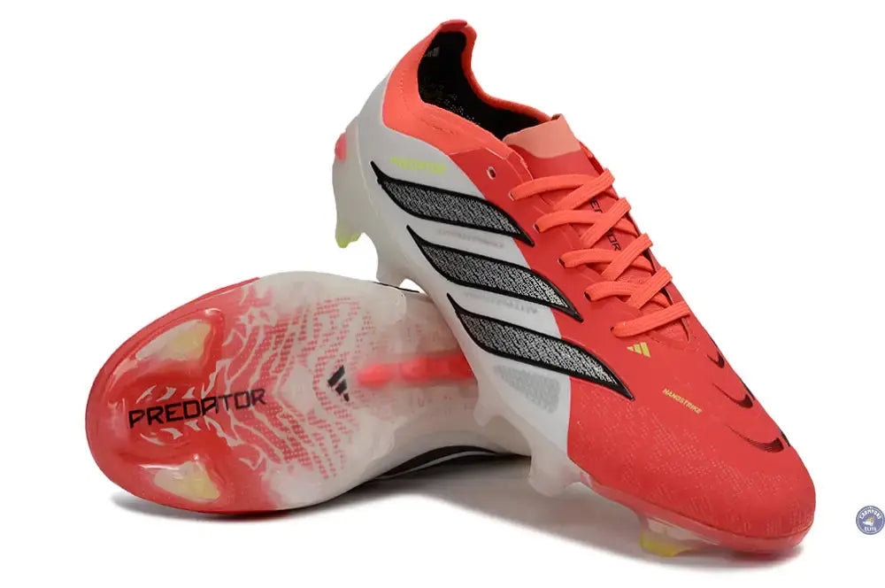 PREDATOR 26 ELITE LACETS FG BORN FOR GOALS - LUCID RED/NOIR/BLANC