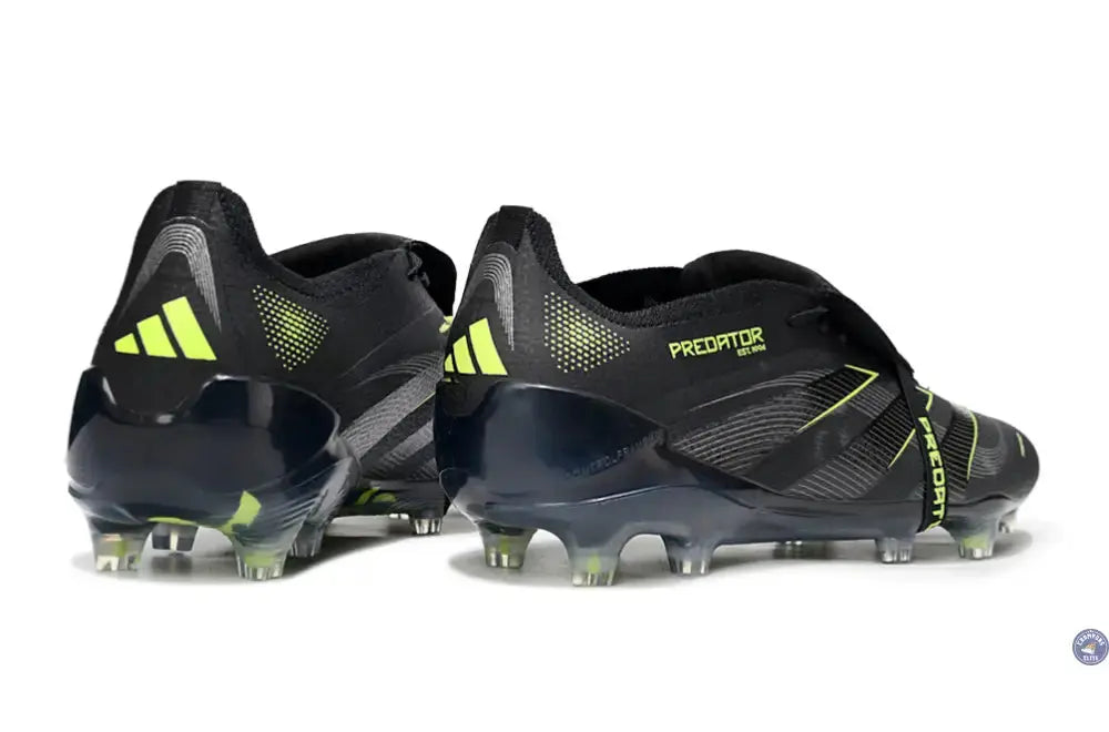 Predator Elite Fold-over Tongue FG - Electric Stealth - Noir/Vert Fluo