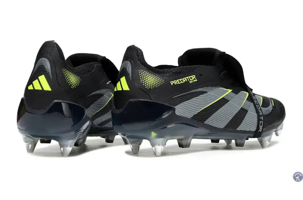 Predator Elite Fold-over Tongue SG - Electric Stealth - Noir/Vert Fluo SG