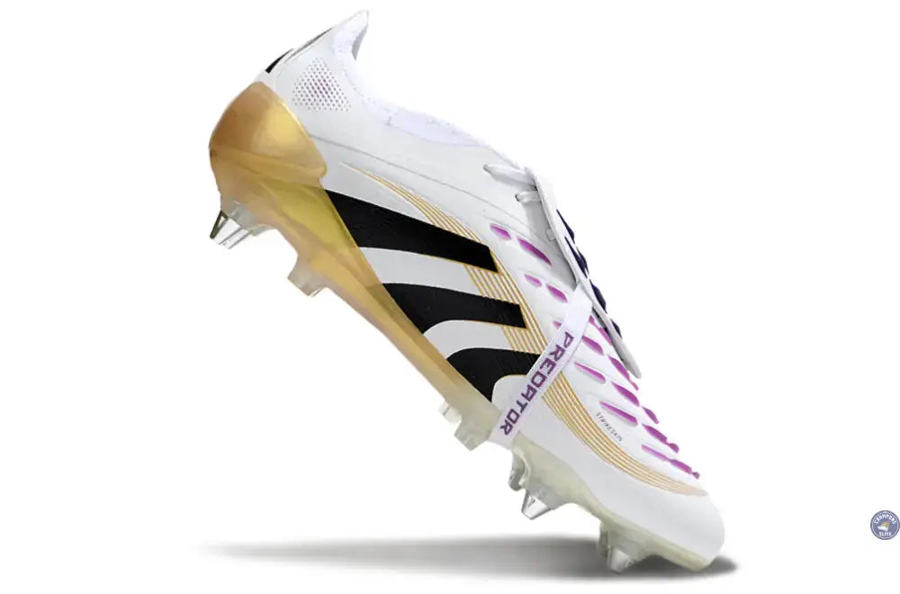 Predator Elite Fold-over Tongue SG Road to Glory - Blanc/Noir/Doré
